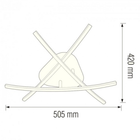 Lustra Led plafoniera CRATER SLC [1]