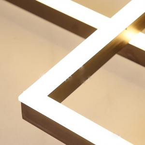 Lustra LED Square Numva 2+1 cu Telecomanda [1]