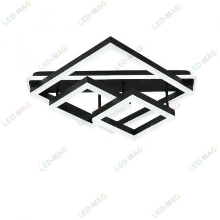 Lustra LED Numva Square black cu Telecomanda [1]