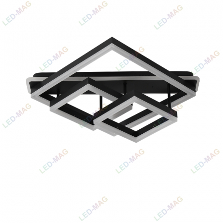 Lustra LED Numva Square black cu Telecomanda [4]