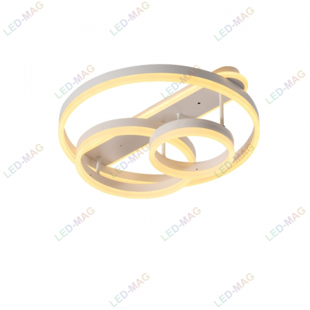 Lustra LED Numva circle Alba 3+1 cu Telecomanda [3]