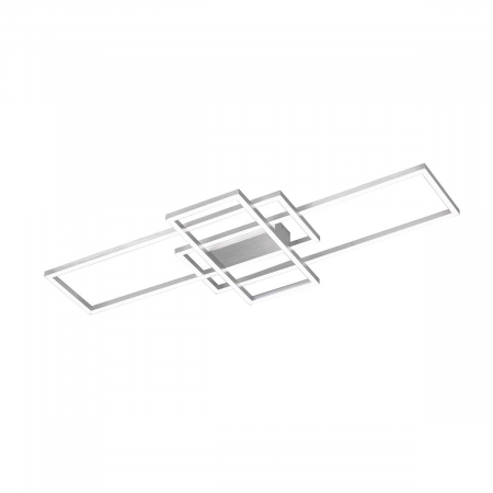 Lustra led argintie 33w Wofi dreptunghiulara [2]