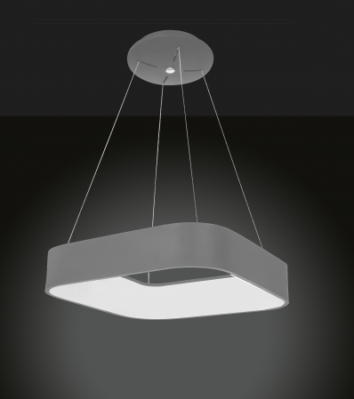 Iluminat living - Candelabru led Gri cu lumina calda