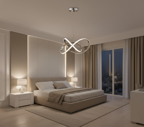 Candelabru led suspendat Indigo lumina calda [1]