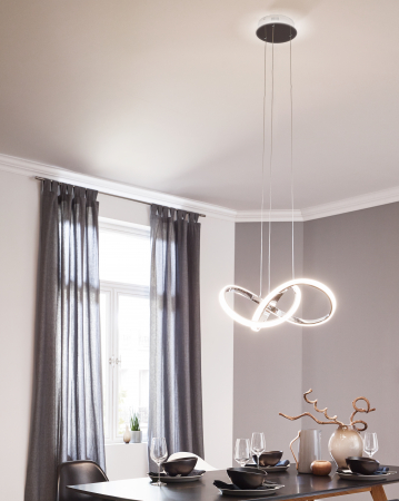 Iluminat living - Candelabru led suspendat Indigo lumina calda