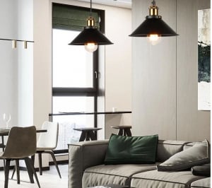 Pendul design industrial SLC rotund [0]