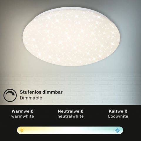 Plafoniera-LED-Brilone-STAR-SKY-LED-Efect-Cer-instelat-Putere-18W-2200lumeni -3000-6500K-Lumina-selectabila-si-dimabila-din-telecomanda  [2]