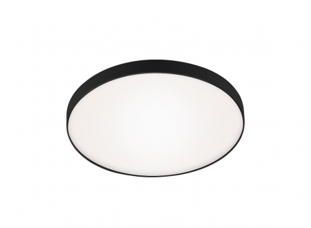 Plafoniera LED Briloner Malbona, 13W, 1200 lumeni, lumina neutra (4000K), IP44, 28.5x6.5 cm, Alb/Negru [1]