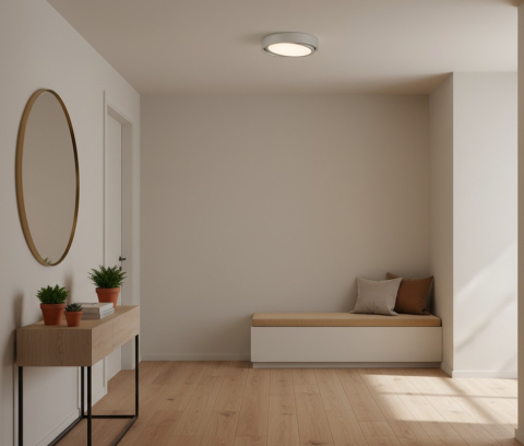 Plafoniere - Plafoniera orientabila gri led