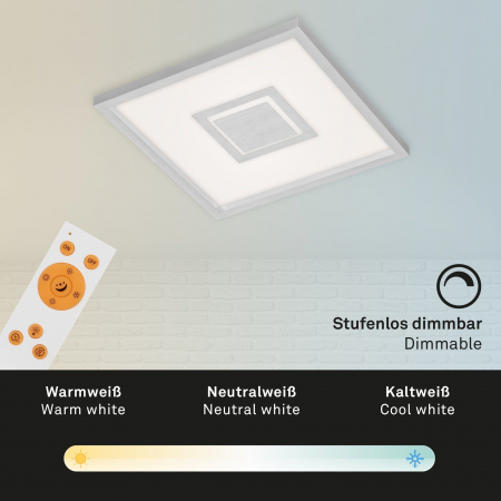 Plafoniera patrata cu telecomanda [1]