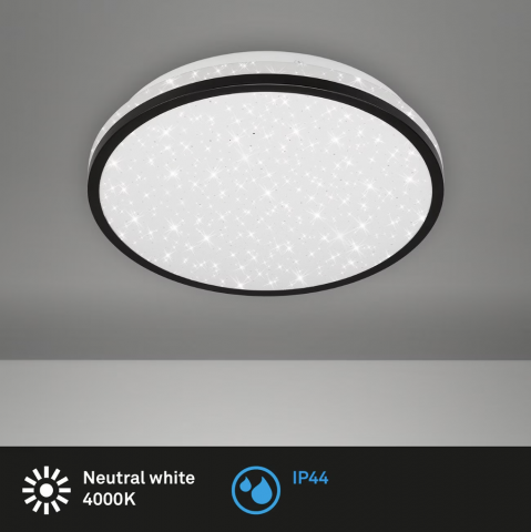 Plafoniera LED Splash Briloner ,12 W , calsa protectie IP44 , 28 cm,  flux luminos 1200 lumeni ,  Lumina neutra 4000K, [2]
