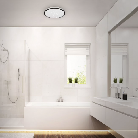 Plafoniera LED Splash Briloner ,12 W , calsa protectie IP44 , 28 cm,  flux luminos 1200 lumeni ,  Lumina neutra 4000K, [1]