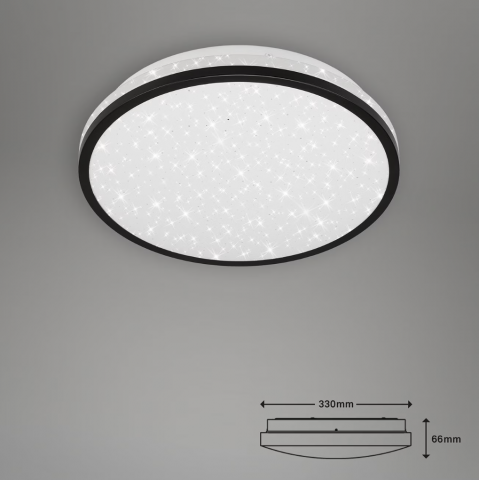 Accesorii iluminat - Plafoniera LED Splash Briloner ,12 W , calsa protectie IP44 , 28 cm,  flux luminos 1200 lumeni ,  Lumina neutra 4000K,
