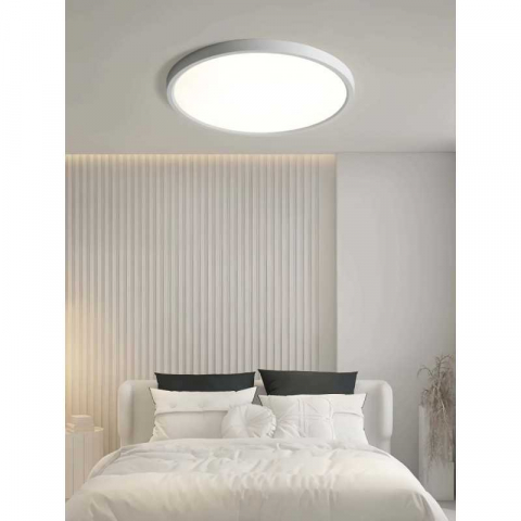 Plafonieră LED Rotundă Ultra Slim 60W (Ø50cm) - Lumină Rece 6500K, Alba, IP44 [0]