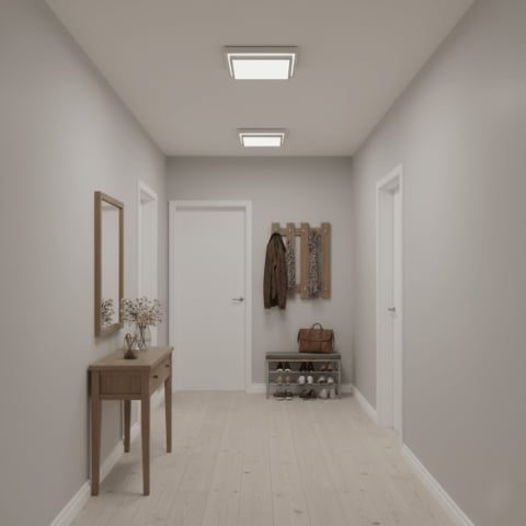 Plafoniere - Plafoniera Patrata  WOFI