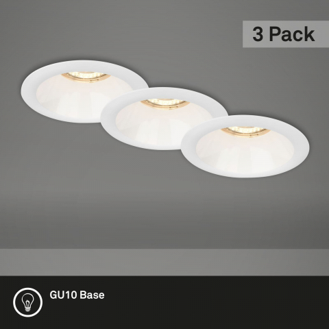 Set 3 Spoturi White Incastrat Design Modern [1]