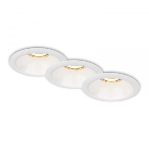 Iluminat bucatarie - Set 3 Spoturi White Incastrat Design Modern