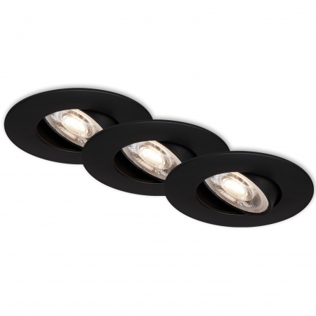 Spot LED Negru orientabil lumina calda [4]