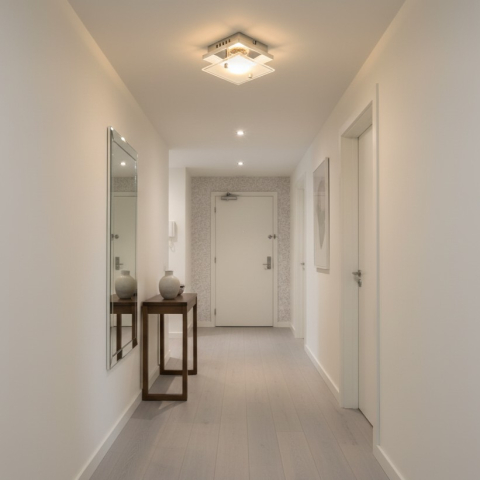 Iluminat hol - Spot led 3W 12cm lumina calda