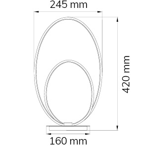 Veioza Neagra Nia LED [4]