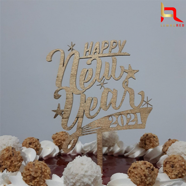 Cake Topper Happy New Year [2]