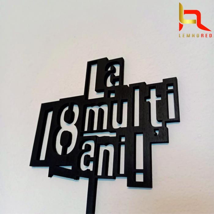 Decoratiune tort La multi ani 18 [2]