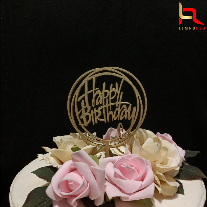 Decoratiune tort Happy Birthday HB1 [2]