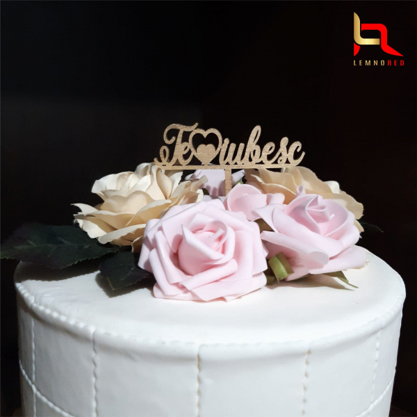 Topper tort Te♥iubesc [2]