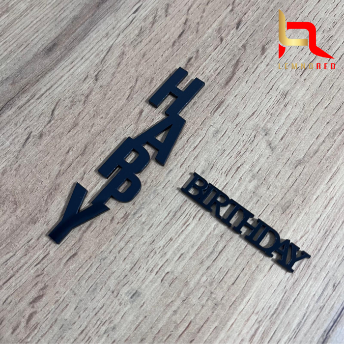 Aplicatie laterala tort „Happy Birthday” – decor aniversar pentru marginea tortului [3]