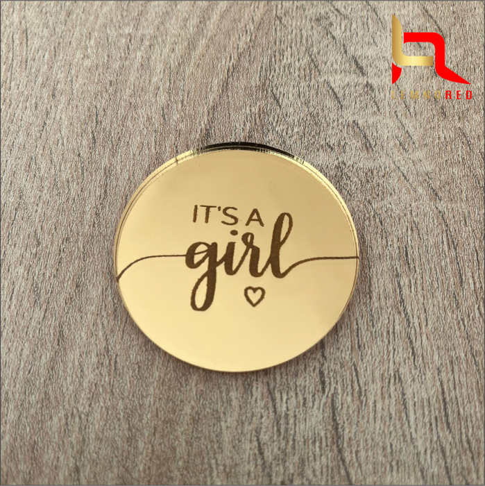 Banut oglinda acrilica - It's a boy/girl [2]