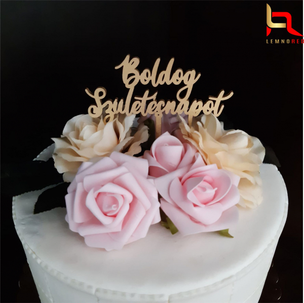 Topper tort Boldog Szuletesnapot [2]