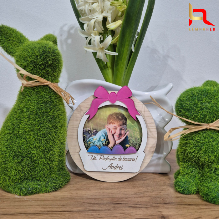 Cadou de Paste - magnet personalizat cu poza/text [2]