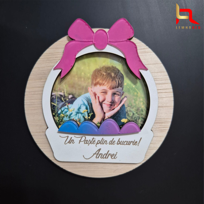 Cadou de Paste - magnet personalizat cu poza/text [3]