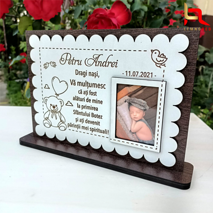 Cadou personalizat pentru nasi (BOTEZ) [2]