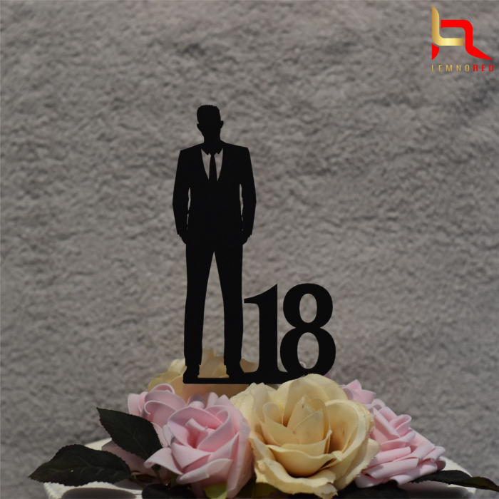 Cake topper baiat Majorat 18 [2]