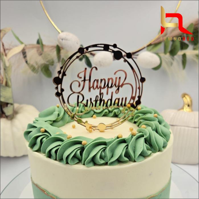 Decoratiune pentru tort HAPPY BIRTHDAY [2]