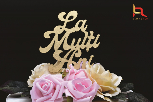 Decoratiune tort - Topper La Multi Ani! [2]