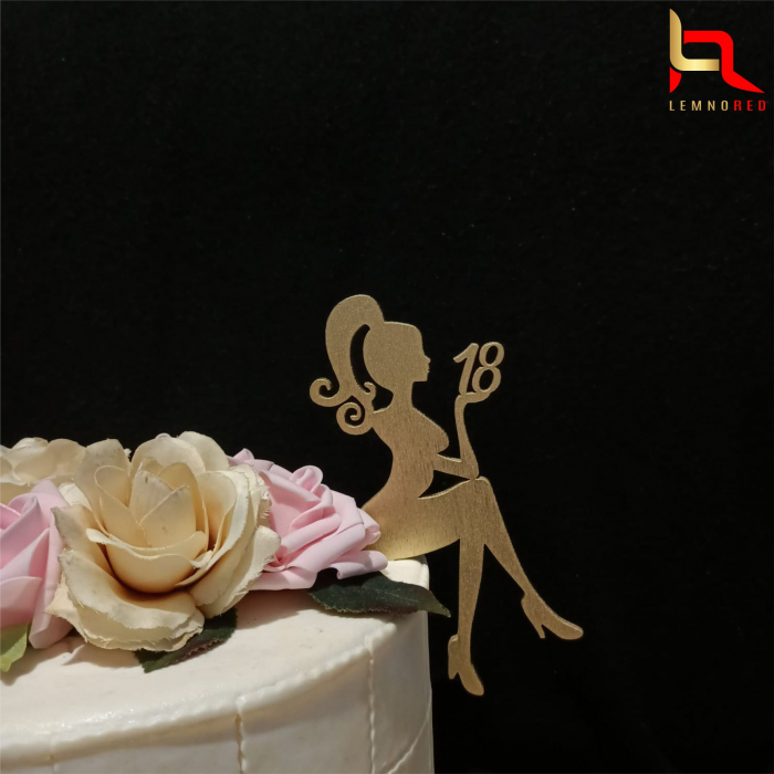 Cake topper SILUETA FATA 18 [2]