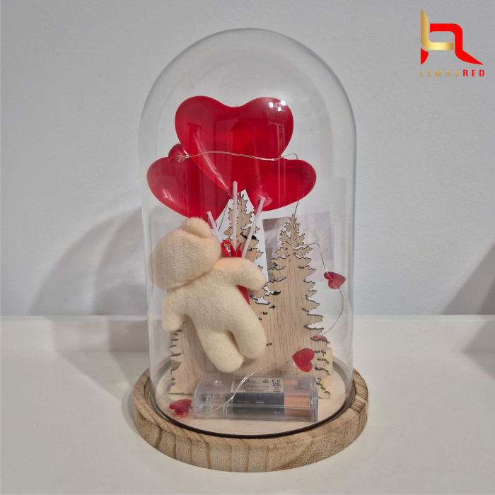 Cupola Personalizata pentru Cupluri – Cadou Romantic cu Luminite & Poza [6]