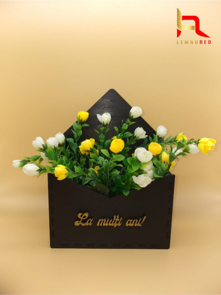Cutie lemn pentru aranjamente florale [3]