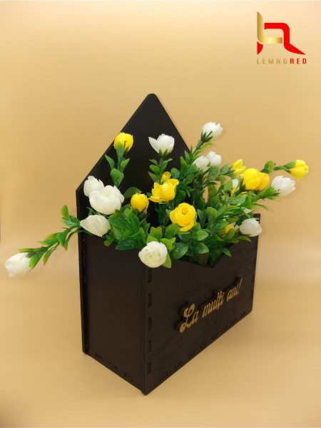 Cutie lemn pentru aranjamente florale [4]