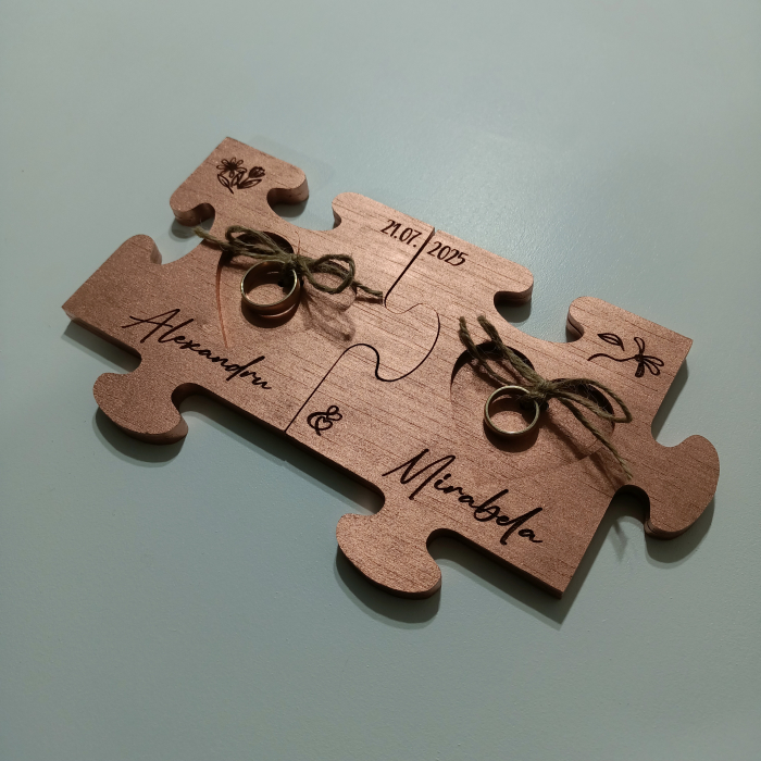 Cutie pentru verighete PUZZLE [4]