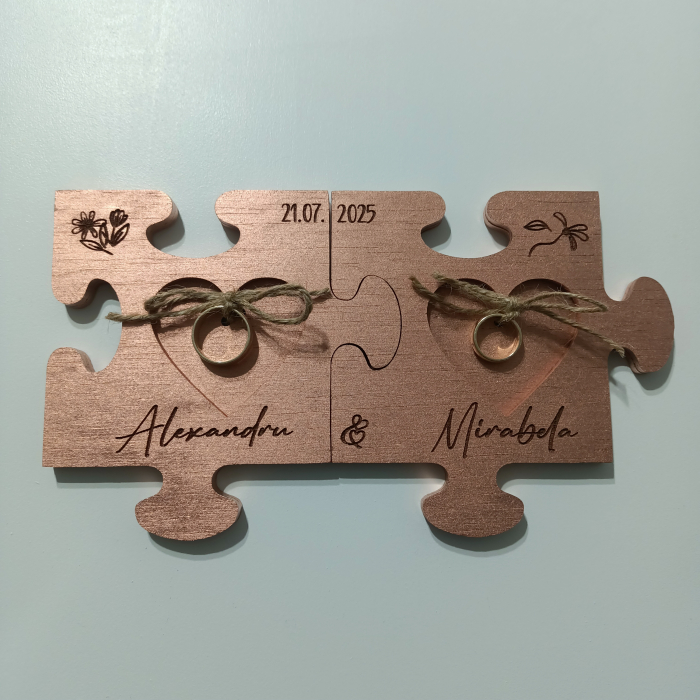 Cutie pentru verighete PUZZLE [2]