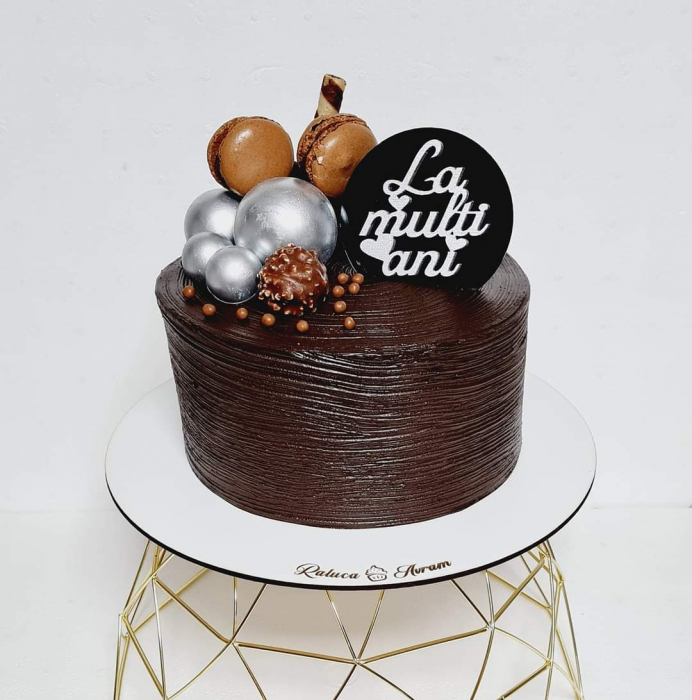 Decor pentru tort cu textul LA MULTI ANI! [3]