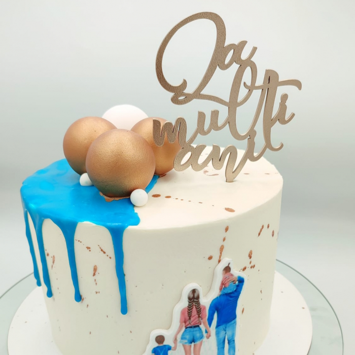 Decor pentru tort La Multi Ani [4]