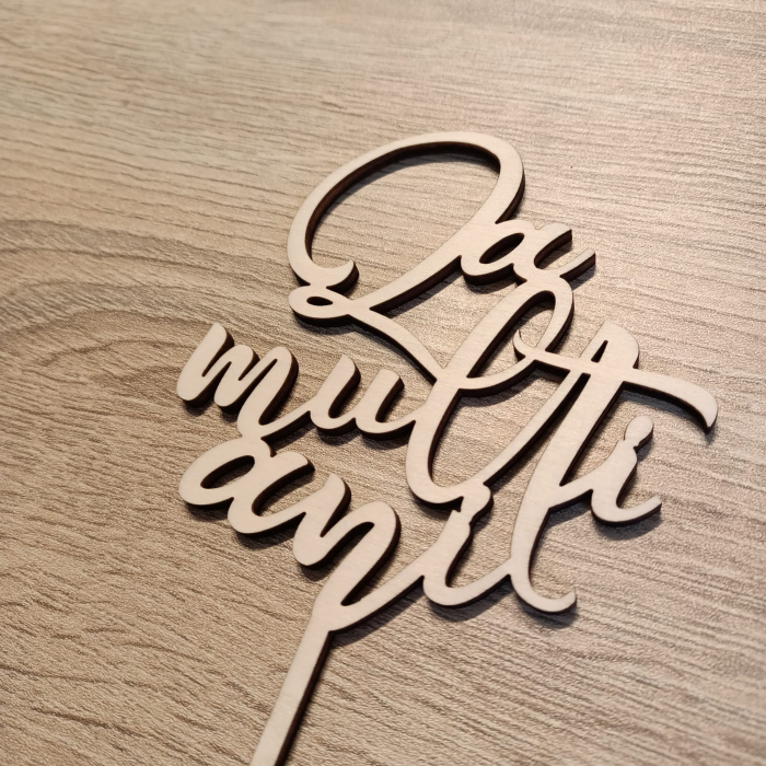 Decor pentru tort La Multi Ani [2]