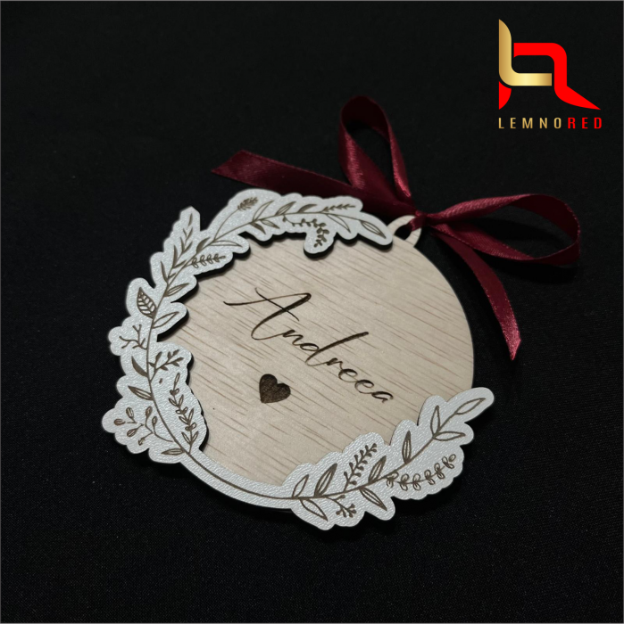 Decoratiune brad personalizata cu numele dorit [2]