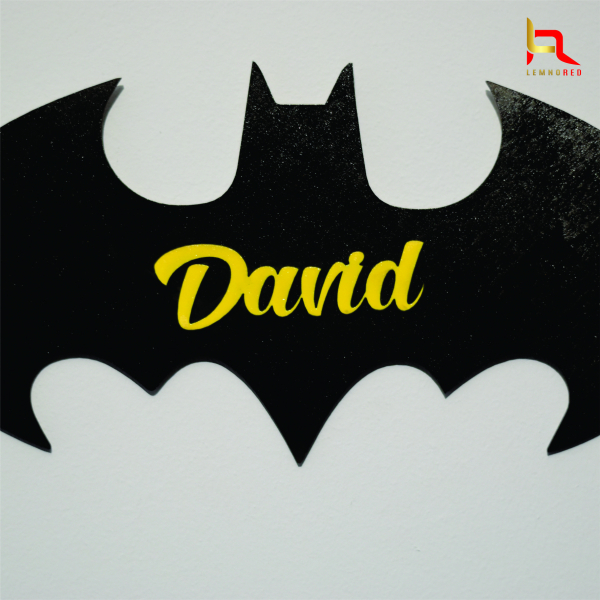 Decoratiune personalizata nume BATMAN [2]
