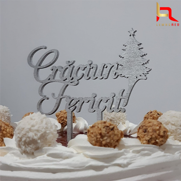 Decoratiune tort Crăciun Fericit M3 [3]