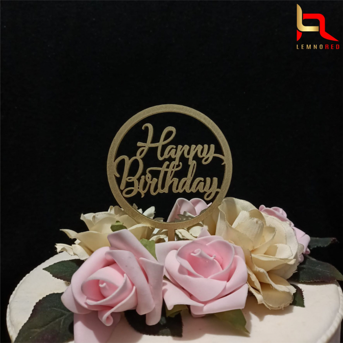 Decoratiune tort Happy Birthday HB2 [2]